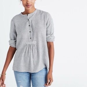 Madewell Market Popover in Malone Plaid